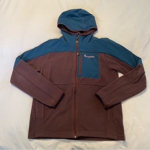 Cotopaxi Zip Fleece - Size M - Cranberry and Blue